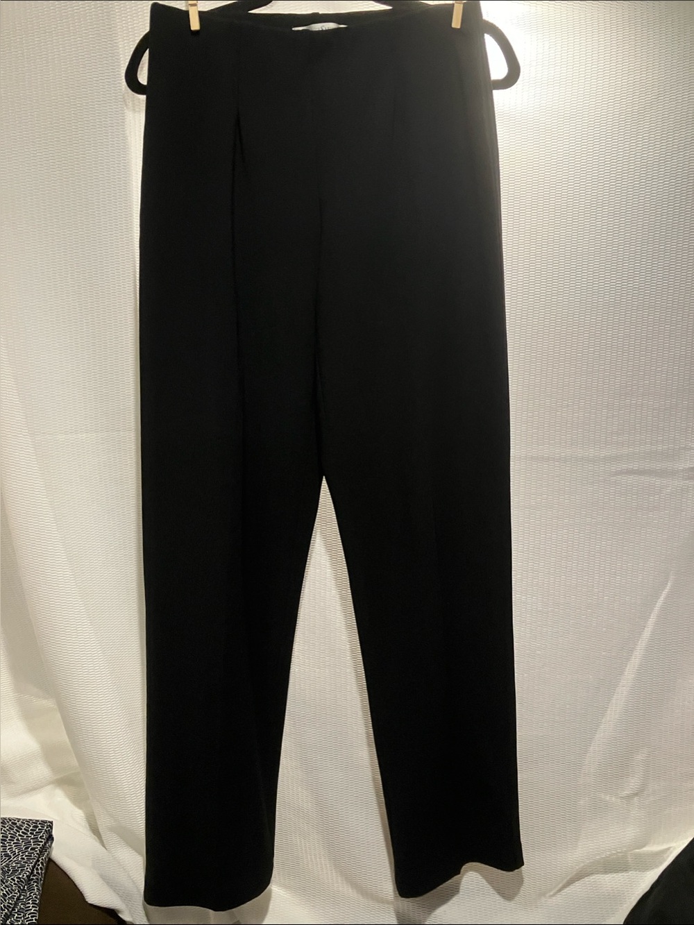 TravelSmith Black Straight-Leg Dress Pants